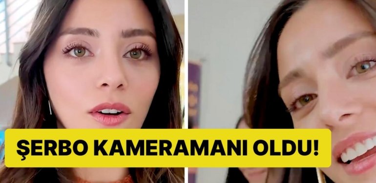 Sıla Türkoğlu Kızılcık Şerbeti Kameramanı Oldu, Ortaya Eğlenceli Anlar Çıktı!