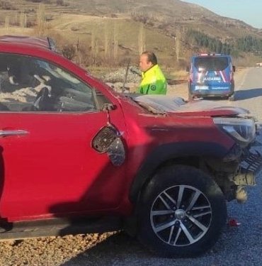 Malatya’da kamyonet şarampole uçtu: 6 yaralı