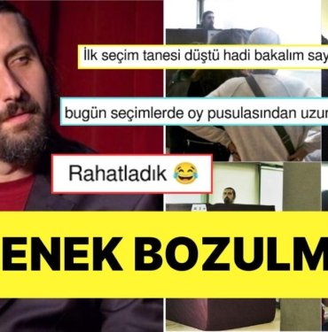 Bu Gelenek de Tamam: Uzun Boyuyla Seçim Kabinine Sığmayan Mesut Süre’den Yerel Seçim Pozu