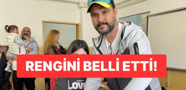 Alişan Rengini Belli Etti: Oy Kullanırken Poz!
