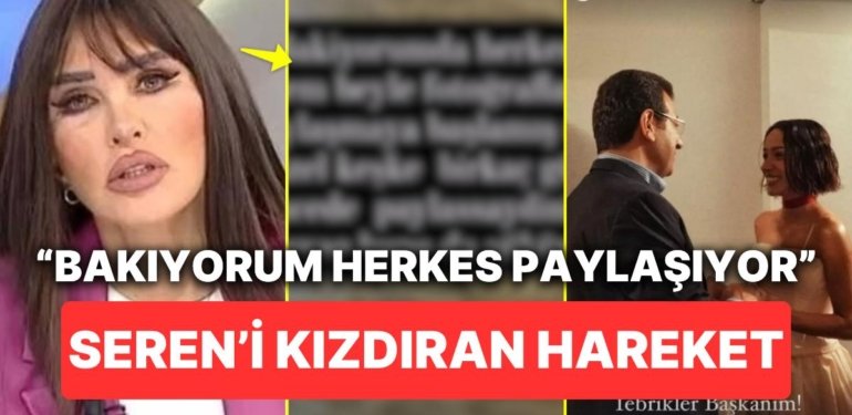 Seren Serengil, Ekrem İmamoğlu Kazandıktan Sonra Paylaşım Yapan Ünlülere Sinirlenerek Laf Soktu