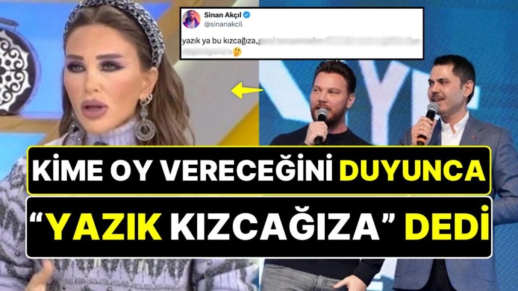 Seren Serengil’in İmamoğlu Açıklamasına, Murat Kurum’u Destekleyen Sinan Akçıl’dan “Yazık” Tepkisi