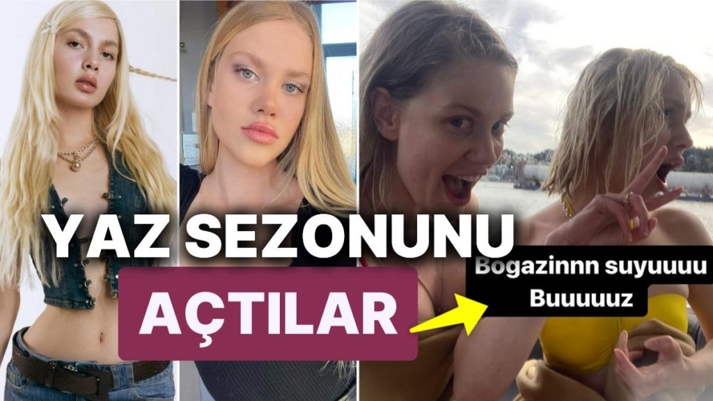 Aleyna Tilki ve Serel Yereli Yaz Sezonunu İstanbul Boğazı’nın Serin Sularında Açtı!