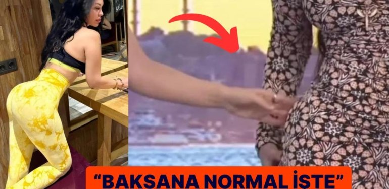 Ebru Polat Kalça Estetiği İddialarına Canlı Yayında Sunucunun Ellemesiyle Cevap Verdi