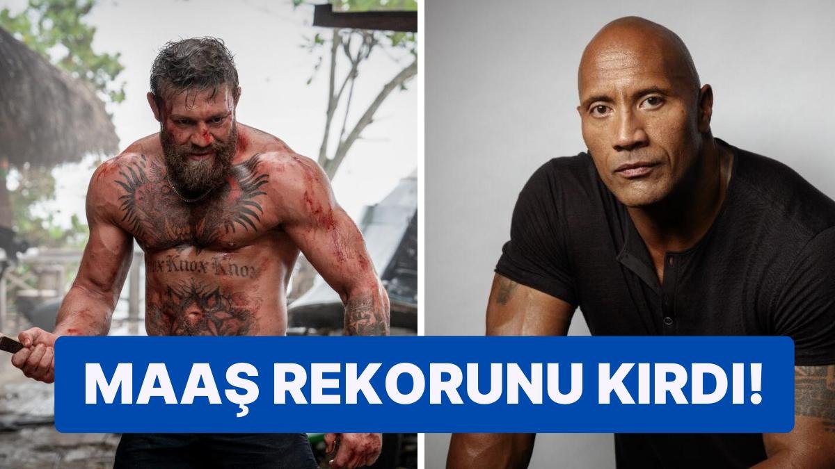 Eski Hafif Sıklet Şampiyonu Conor McGregor, ‘The Rock’ Lakaplı Dwayne Johnson’ı Geride Bıraktı!