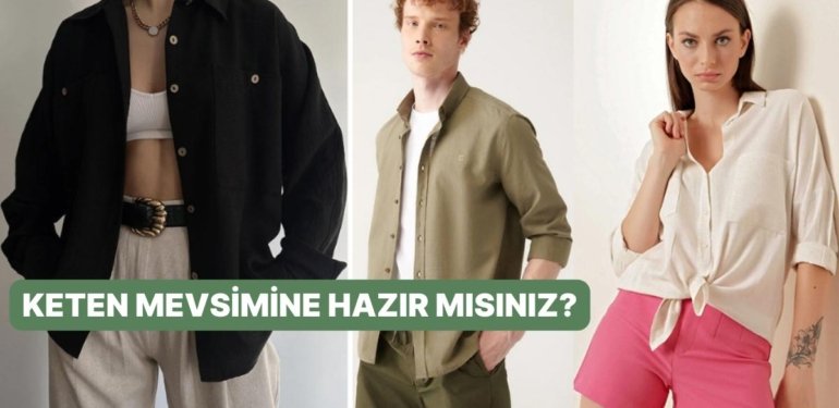 Ferahlığı ve Şıklığıyla Sıcaklarda Stilinizi Konuşturacak Keten Gömlekler