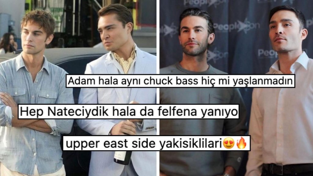 Yıllar Sonra Buluştular: Gram Değişmeyen Gossip Girl’ün Yakışıklıları Chuck ve Nate Ağızları Açık Bıraktı!