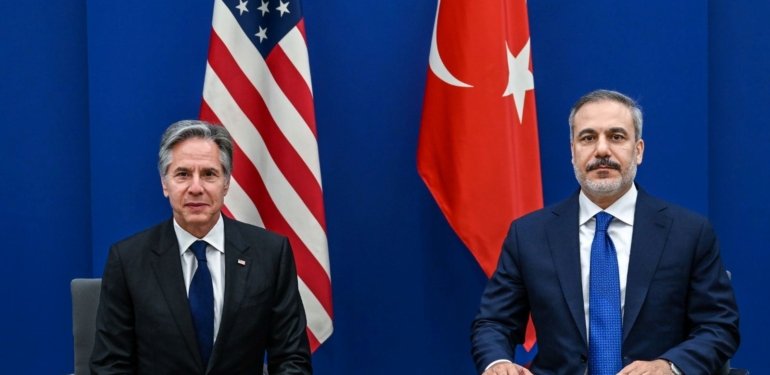 Bakan Fidan ABD’li mevkidaşı Blinken ile Brüksel’de bir araya geldi