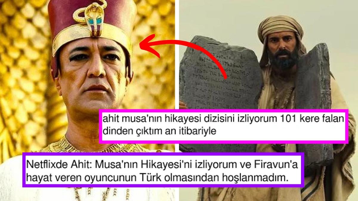 Türk Oyuncunun Firavun Rolünde Oynadığı Netflix Mini Dizisi ‘Ahit: Musa’nın Hikayesi’ne Gelen Tepkiler