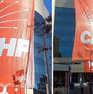 Belediye binasına CHP bayrağı asanlar hakkında suç duyurusu