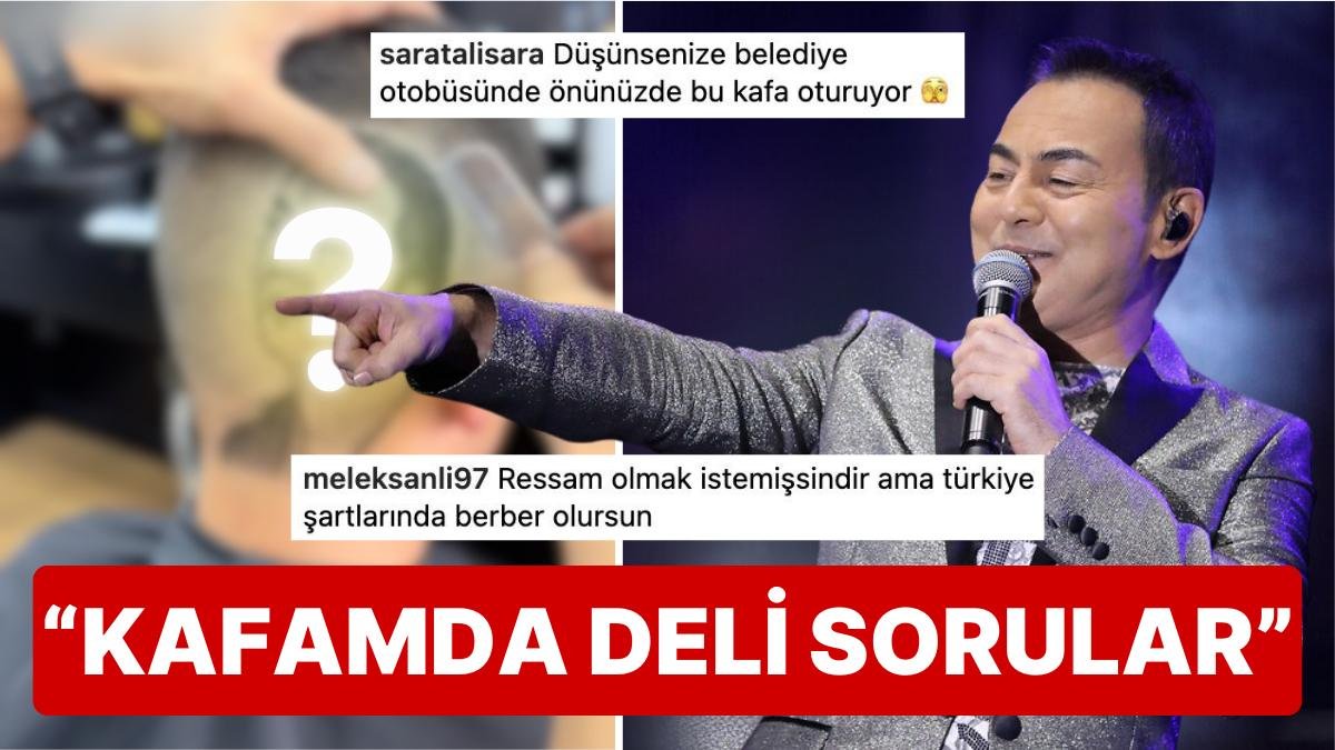 Yaratıcılıkta Son Seviye: Saçına Serdar Ortaç’ın Profilini Kazıtan Hayranı Resmen Dumura Uğrattı!
