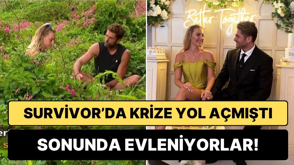 Survivor’da Aşk Üçgeni Krize Yol Açmıştı: Mert Öcal ve Sude Burcu Sonunda Evleniyor!