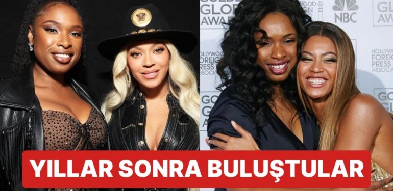 Dreamgirls’ün Yıldızları Beyonce ve Jennifer Hudson Bir Ödül Töreninde Yan Yana Gelince Adeta Nostalji Yaşandı