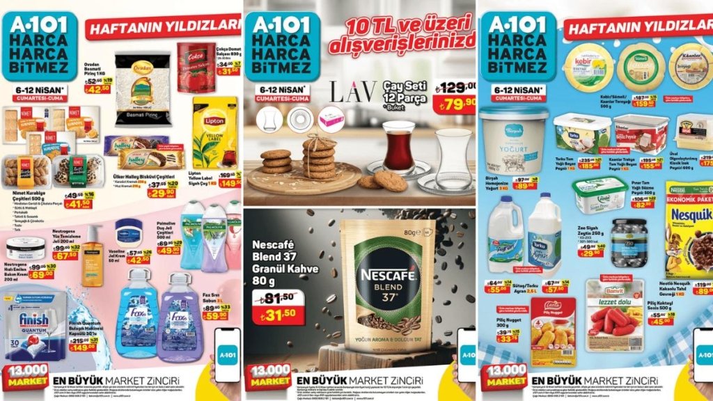 6 – 12 Nisan 2024 A101 Haftanın Yıldızları Kataloğu