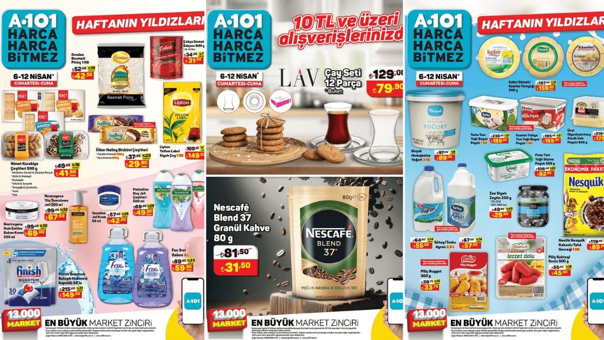 6 – 12 Nisan 2024 A101 Haftanın Yıldızları Kataloğu