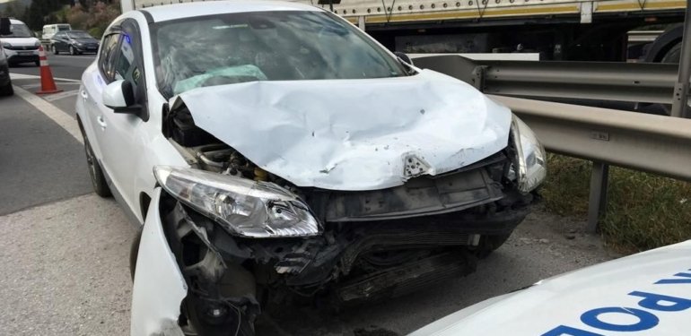 TEM bağlantı yolunda zincirleme kaza: 6 yaralı