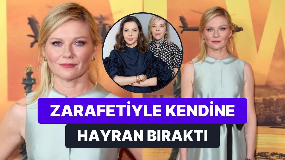 Kirsten Dunst Vizyona Girecek Filminin Galasında Türk Tasarımcılar Ayşe ve Ece Ege'nin Elbisesini Tercih Etti 5 Kirsten Dunst Vizyona Girecek Filminin Galasında Türk Tasarımcılar Ayşe ve Ece Ege’nin Elbisesini Tercih Etti