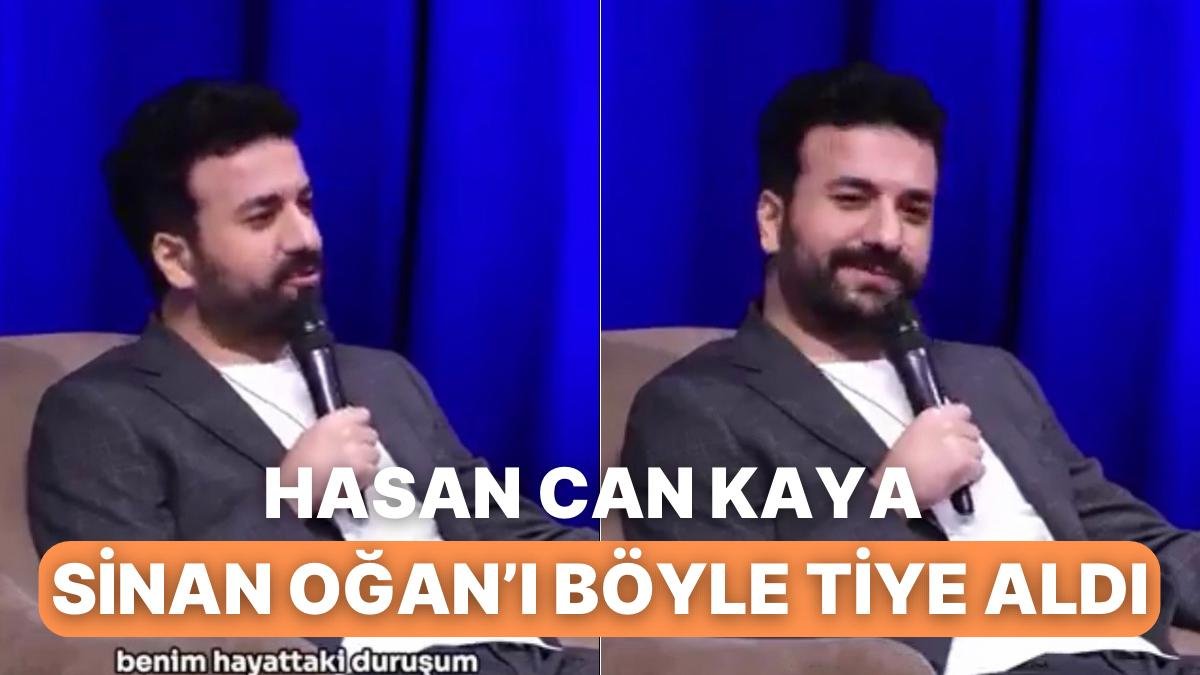 Hasan Can Kaya Katıldığı Programda “Mazlumun Karşısında Duruyorum” Diyerek Sinan Oğan’a Gönderme Yaptı