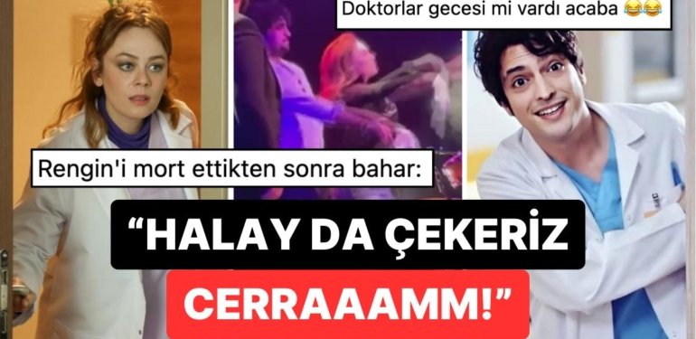 Doktor Bahar ve Ali Vefa’dan Halay Şov: Demet Evgar ve Taner Ölmez’in Dansı Ortalığı Yıktı Geçti!