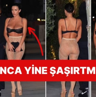 Kanye’ye Açılan Davadan Sonra Bianca Censori, Transparan Külotlu Çorabını Giyip Yemek Date’ine Çıktı
