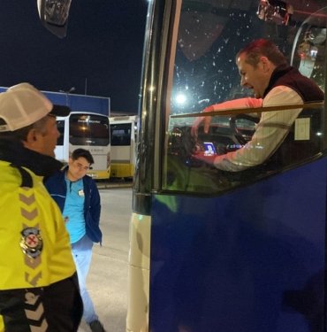 Bursa’da otobüslere bayram denetimi