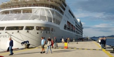 Bodrum’a sezonun ilk kruvaziyeri geldi