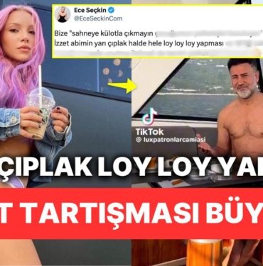 Kadın Sanatçılara “Külot Giymeyin” Diyen İzzet Yıldızhan’ı Yarı Çıplak Gören Ece Seçkin Lafı Hemen Yapıştırdı