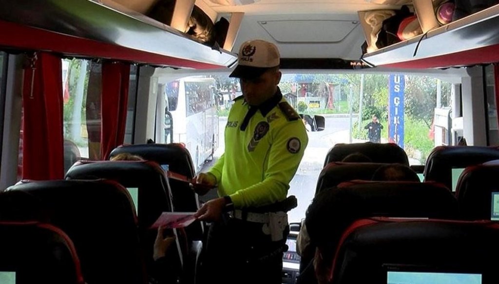 Şehirler arası yolcu otobüsleri denetlendi