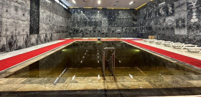 Kaplıcalarda bayram tatili yoğuluğu
