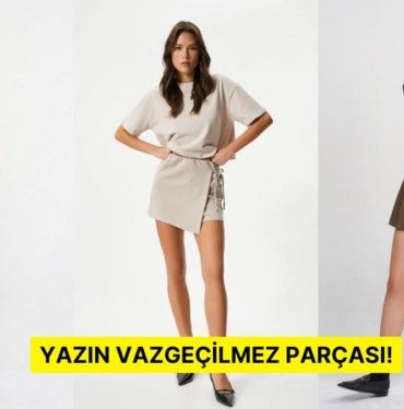 Rahatına Düşkün ve Şıklığından Ödün Vermeyen Biriyseniz Kombinlerinizin Parlayan Yıldızı Olacak Şort Etekler