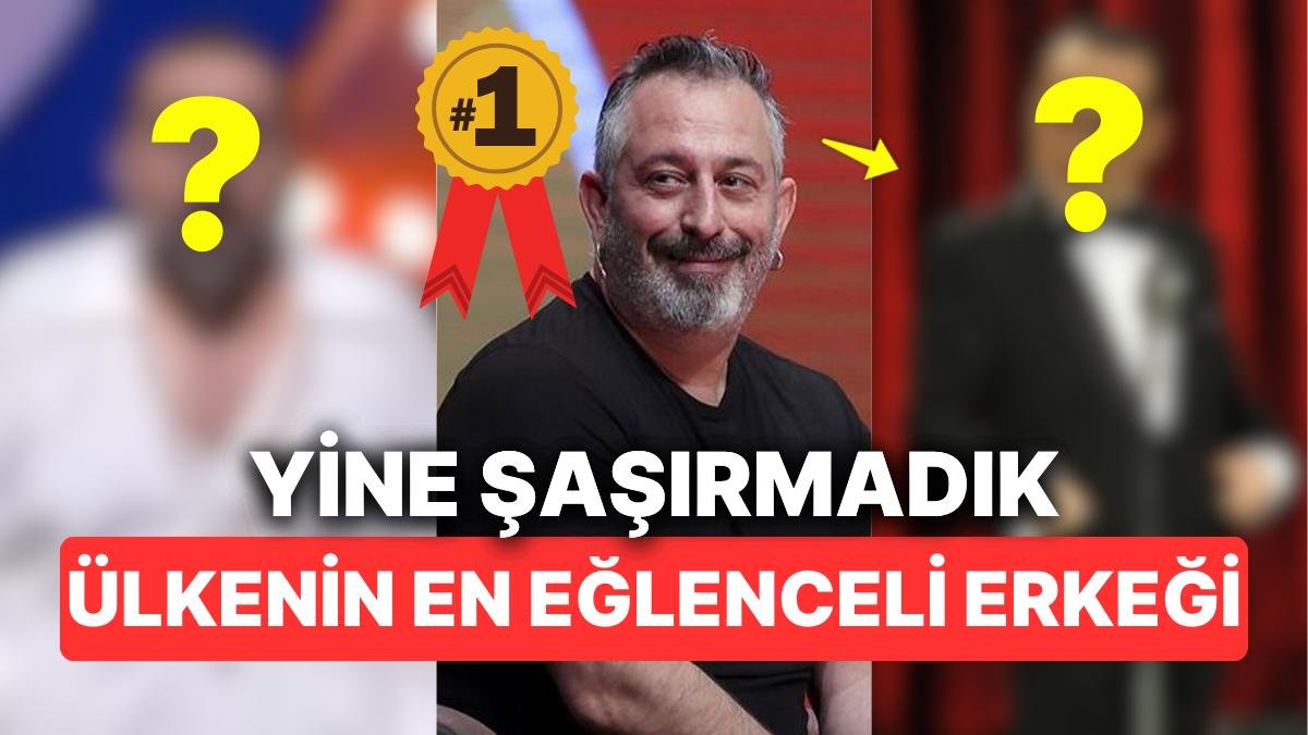 Türkiye’nin Eğlence Haritası Yine Şaşırtmadı: Araştırmalara Göre En Eğlenceli Erkek Cem Yılmaz Seçildi!