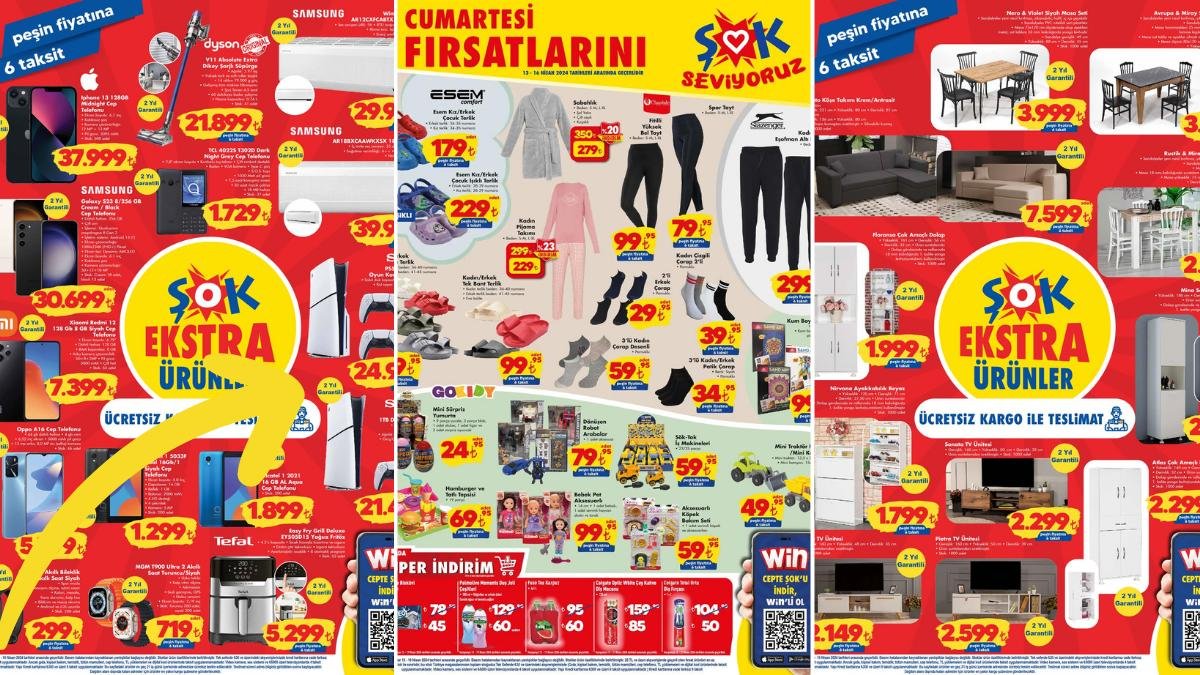 ŞOK’a Klima ve PlayStation 5 Geliyor! 13 Nisan 2024 ŞOK Aktüel Ürünler Kataloğu
