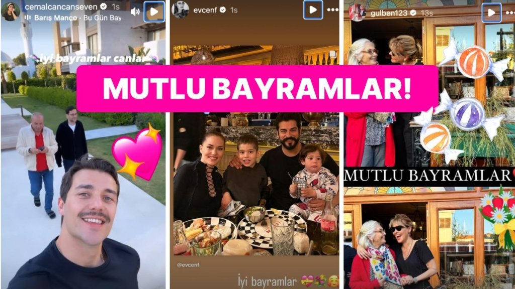 Birbirinden Ünlü İsimlerin Ramazan Bayramı Paylaşımları!