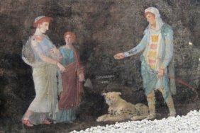 Pompeii’de 2 bin yıllık Truvalı Helen freski bulundu