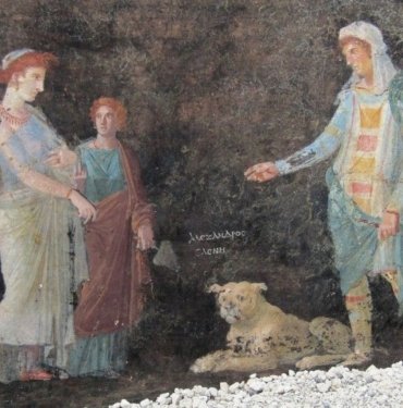 Pompeii’de 2 bin yıllık Truvalı Helen freski bulundu