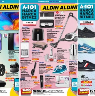 A101’e Çamaşır Kurutma Makinesi Geliyor! 11 Nisan 2024 A101 İnternete Özel Aldın Aldın Kataloğu