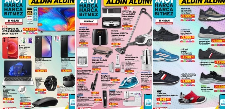 A101’e Çamaşır Kurutma Makinesi Geliyor! 11 Nisan 2024 A101 İnternete Özel Aldın Aldın Kataloğu