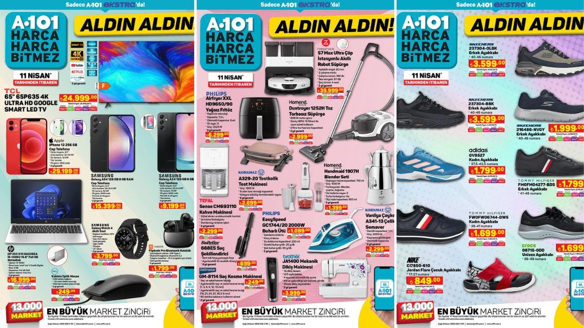 A101’e Çamaşır Kurutma Makinesi Geliyor! 11 Nisan 2024 A101 İnternete Özel Aldın Aldın Kataloğu