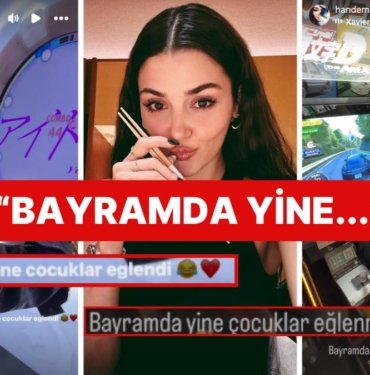 Ayrı Ayrı da Olsa Oyun Oynarken Birbirine Gönderme Yapan Hande Erçel ve Hakan Sabancı’nın Halleri Güldürdü