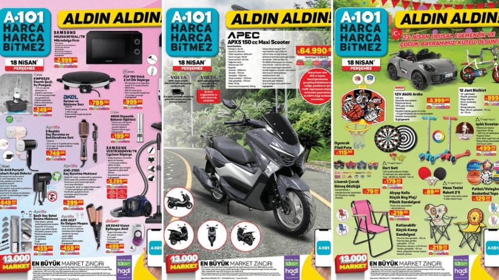 A101’e 3 Musluklu Su Sebili Geliyor! 18 Nisan 2024 A101 Aldın Aldın Kataloğu