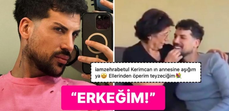 Kerimcan Durmaz’ın Annesinin Oğlunun Sakallı Halini Övmelere Doyamadığı Anlar Dillere Fena Düştü!