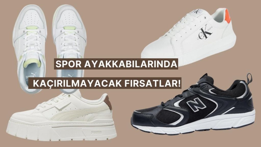 Ayakkabı Arayışında Olanlar Buraya! Herkesin Favorisi Olan İndirimli Spor Ayakkabı Modelleri