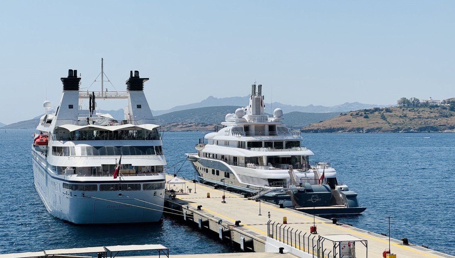Bodrum’a “Star Legend” kruvaziyeri ile 218 yolcu geldi