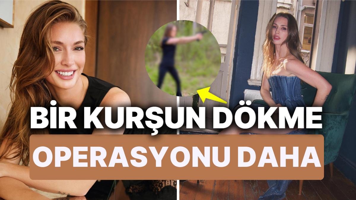 Yasemin Allen Eski FBI Ajanı Sevgilisi Amerikalı Aynasız’la Atış Dersinde! Bu Kez Yasemin Allen Kurşun Döktü!