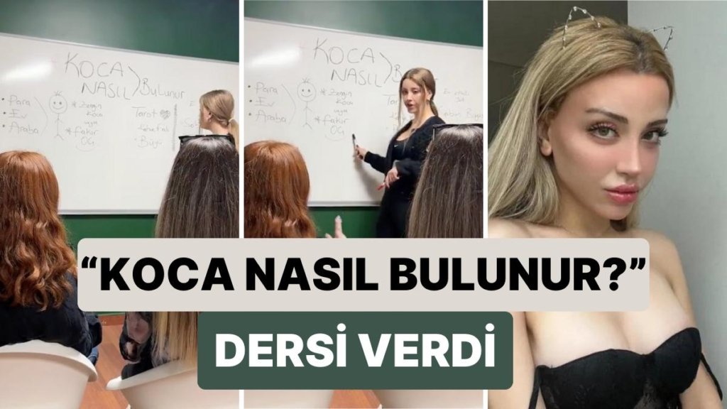 Mika Raun Tahtanın Başına Geçerek Bir Öğretmen Gibi “Koca Nasıl Bulunur?” Dersi Verdi