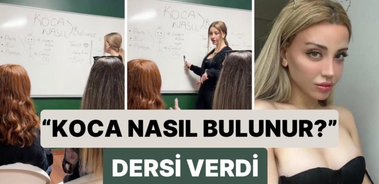 Mika Raun Tahtanın Başına Geçerek Bir Öğretmen Gibi “Koca Nasıl Bulunur?” Dersi Verdi