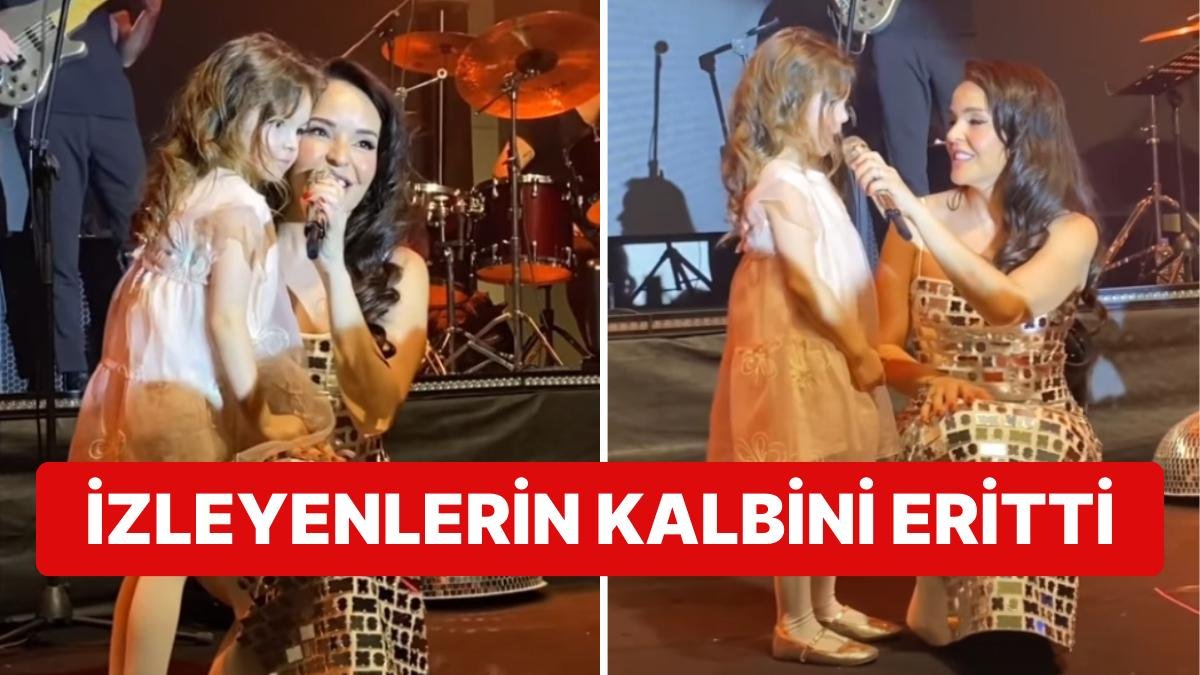 Bengü’nün Konser Sırasında Kızı Zeynep’le Yaşadığı İç Isıtan Anlar İzleyenlerin Gözünden Kalpler Çıkarttı