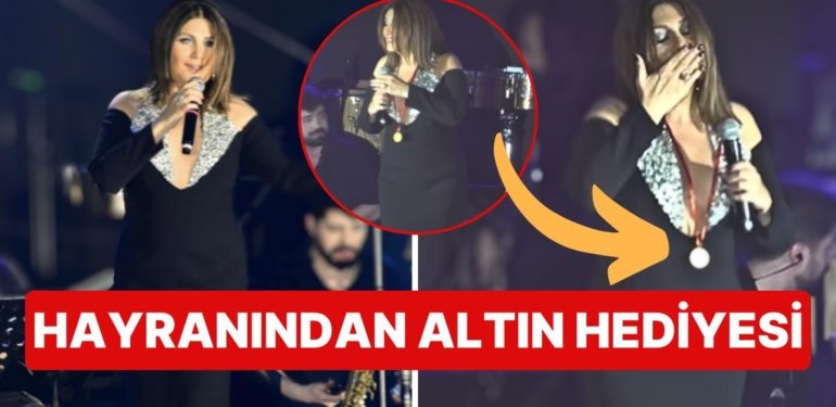 Konseri Sırasında Sibel Can’a Takılan Altının Boyutunun Yanında Fiyatını Duyanlar Kulaklarına İnanamadı