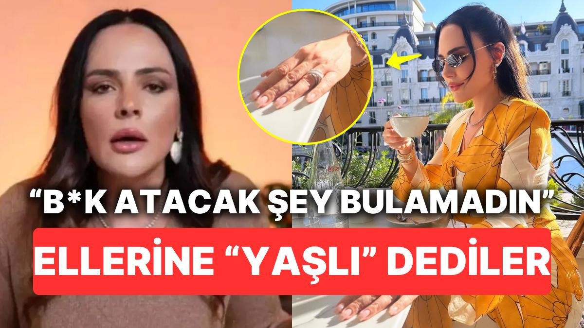 Buket Aydın Ellerini Görüp “Yaşlanmışsın” Diyen Takipçisine Sinirlenip Cevap Verdi