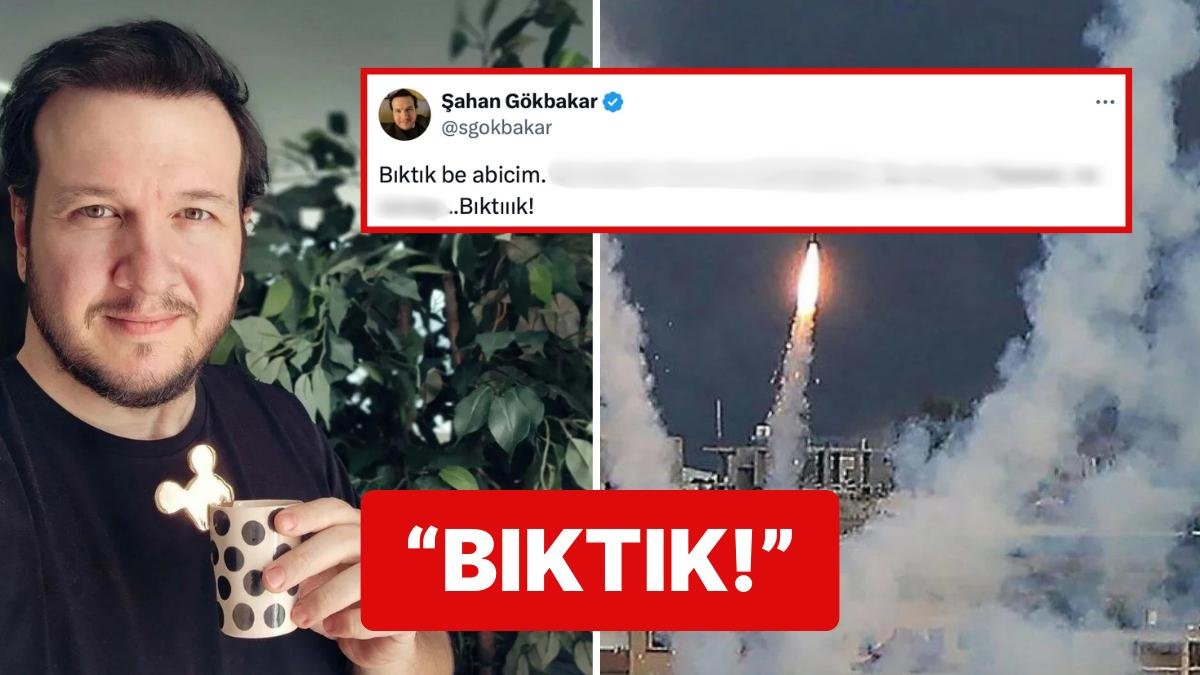 Her Paylaşımı Olay Olan Şahan Gökbakar İran’ın İsrail’e Yaptığı Saldırıya da Tepkisiz Kalamadı!